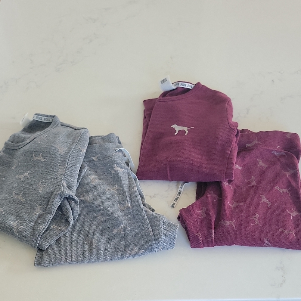 2 VS Pink Pajama Set